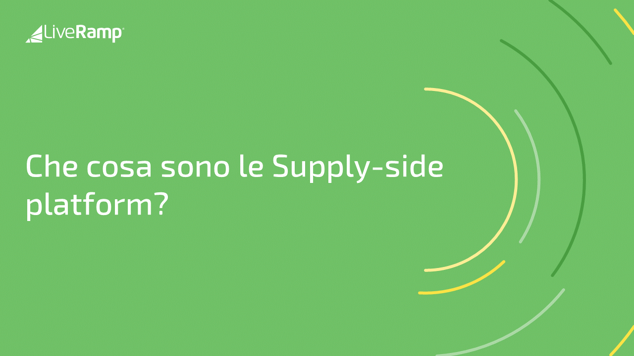 Che cosa sono le Supply-side platform?